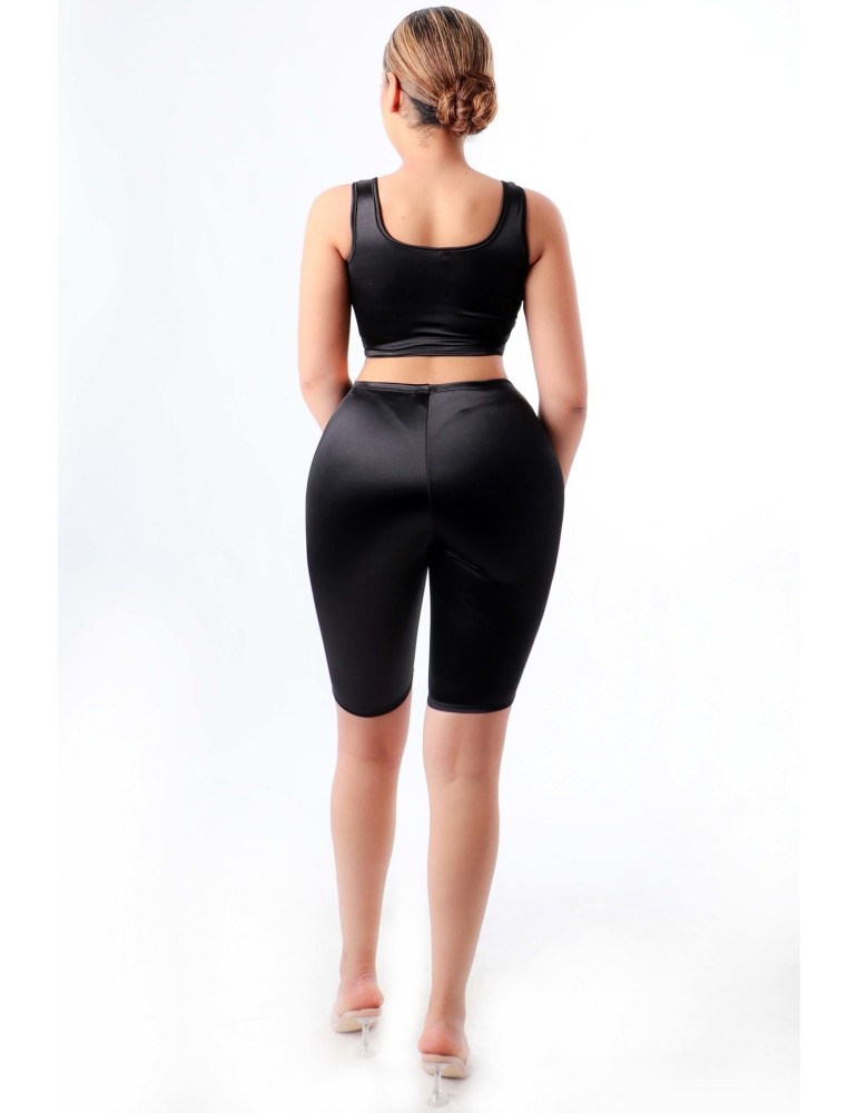 Embroidered Capri Set Top-Bust 24 Waist 18 to 22