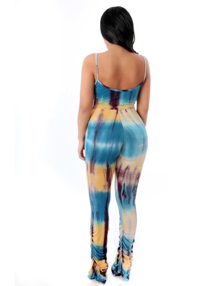 Sleeveless Jumpsuit with Ruffle Detail main image 0
